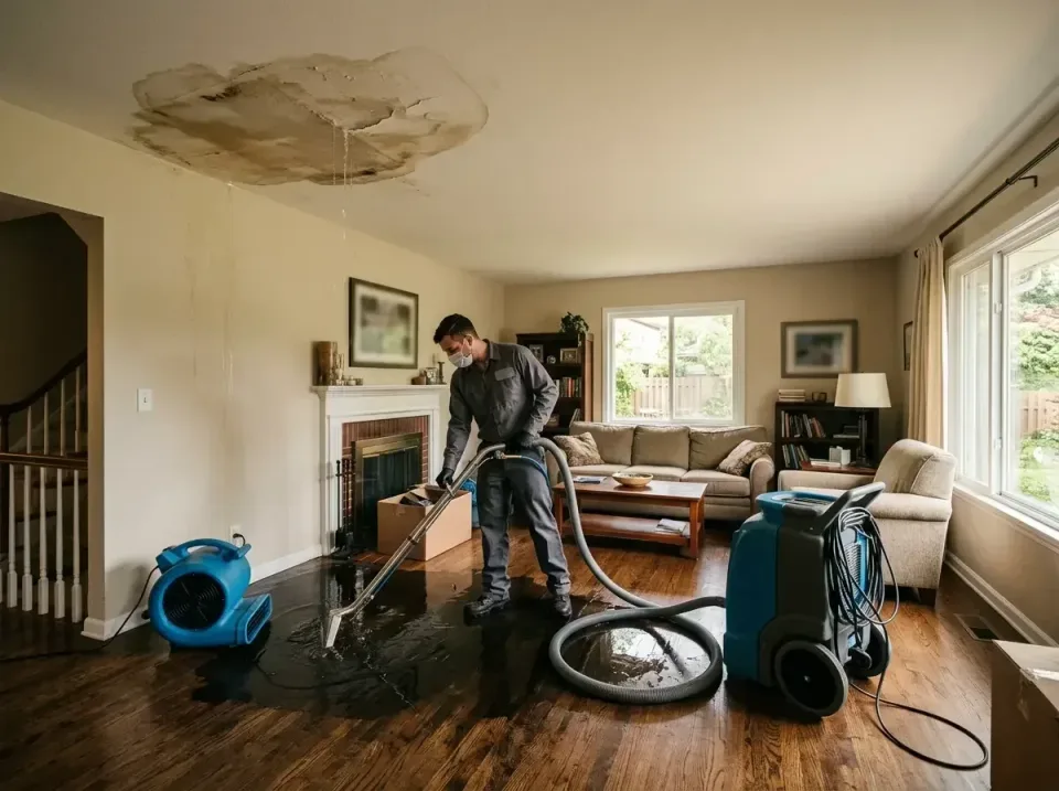 attic-pipe-burst-ceiling-drip-008 — frequently asked questions, Water Damage Restoration & Carpet Care in Franklin, VA